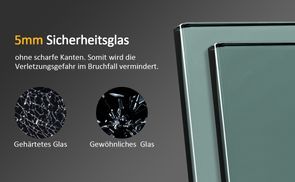 ESG 5mm Einscheiben-Sicherheitsglas