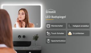 WDWRITTI LED Multifunktionspiegel