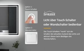 Touch oder Wandschalter