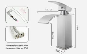 Schlauchschnittstelle: G 1/2 oder G 3/8