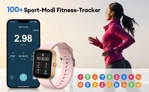 100+ Sport Modi Fitnessuhr