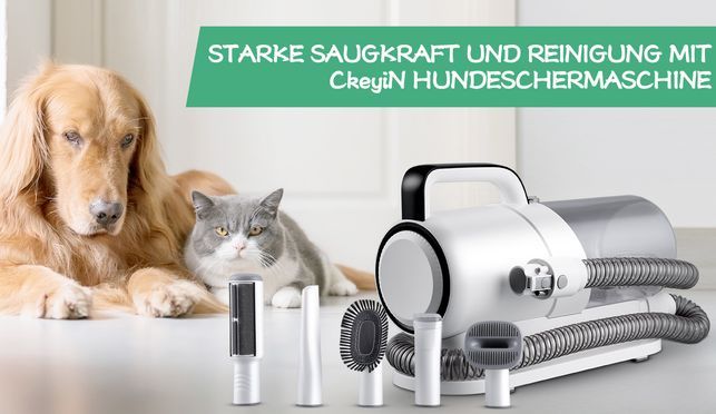 Innovative Hundeschermaschine zum Bürsten, Trimmen und Reinigen