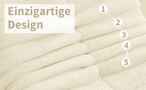 Einzigartiges Falten Design für Komfort und Stil