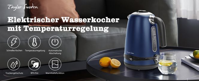 Sinbad 1.7L Wasserkocher Edelstahl