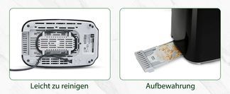 Auto shutoff / bequemes Schnur Verpacken