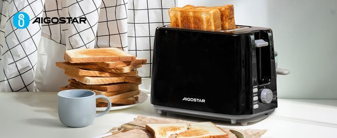 Aigostar Toaster,7 Einstellbare Bräunungsstufe