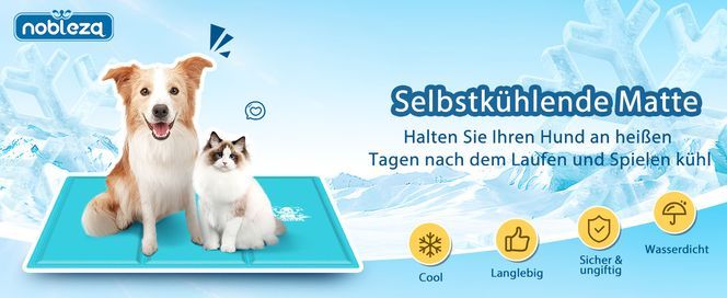 Nobleza Kühlmatte für Hunde und Katzen