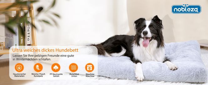 Nobleza Hundebett Grosse Hunde Waschbar