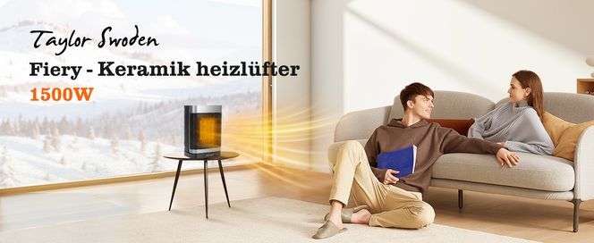 Taylor Swoden Fiery Heizlüfter Energiesparend Leise