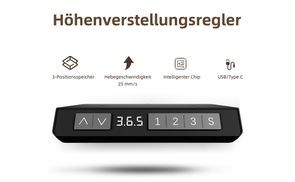 Höhenverstellung mit Memory Funktion