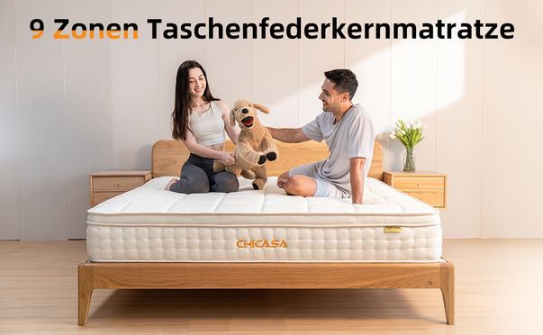 Ergonomisch optimierte Taschenfederkernmatratze – Die neue Generation