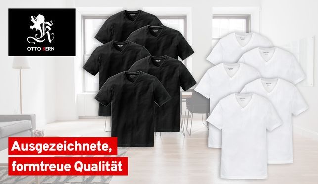 5er Pack T Shirts V Ausschnitt von Otto Kern