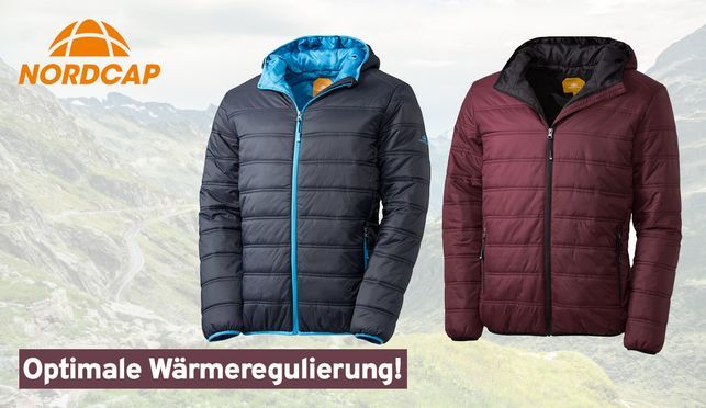 Wählen Sie diese Kapuzen Steppjacke als raffinierte, ultraleichte Alternative zur Daunenjacke!