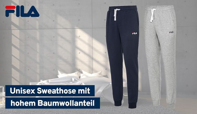 Herrlich bequem die Sweathose von FILA für Sport und Freizeit!