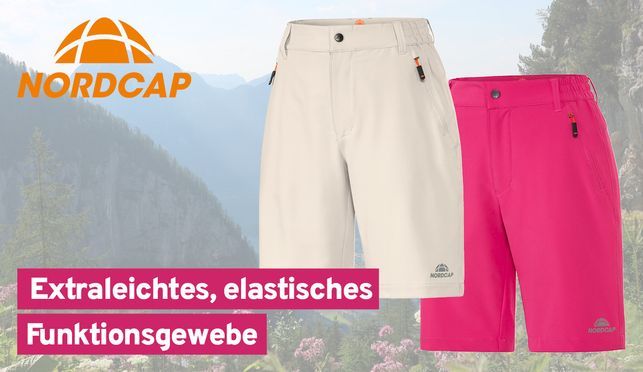 Bewegung ohne Limit erleben aktive Damen mit den Stretch Trekkingbermudas von Nordcap!