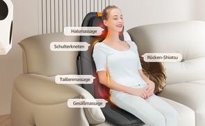 Ganzkörperliche Entspannung mit der Massageauflage