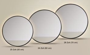 Erhältlich in Ø 50 cm, Ø 60 cm und Ø 70 cm