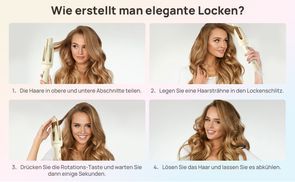 Wie erstellt man elegante Locken?