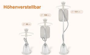 Höhenverstellbar und flexibel verstaubar