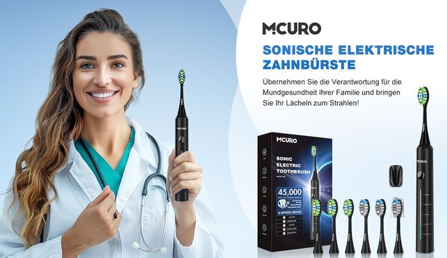 MCURO: Ultraleichte und kosteneffiziente elektrische Zahnbürste für den täglichen Bedarf