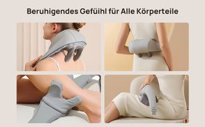 Entspannende Massage jederzeit und überall, ohne von Kabeln 