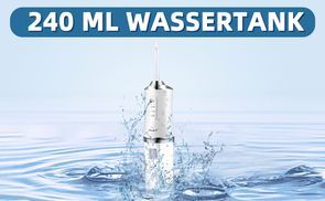 Abnehmbarer Wassertank mit 240ML Kapazität