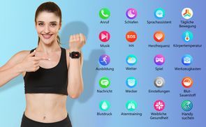 Walkbee Multifunktionale Smartwatch
