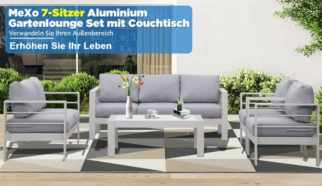 STILVOLL, LEICHT UND STABIL – UNSERE ALUMINIUM GARTENMÖBEL MACHEN IHRE OUTDOOR MOMENTE UNVERGESSLICH