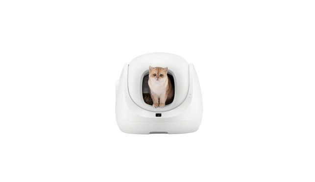 Catlink Baymax Katzenklo mit 65L Kapazität Laufzeit 14 Tage WiFi Verbindun 7L Toilette Kapazitä