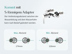 Flexibler S förmiger Adapter für Anpassungsfähigkeit