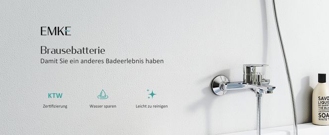 EMKE Spart Wasser und ist leicht zu reinigen – perfekt für Ihr Badezimmer