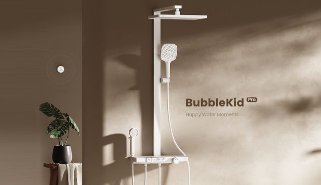 EMKE Duschsystem mit mit Thermostat Bubble Kid Serie