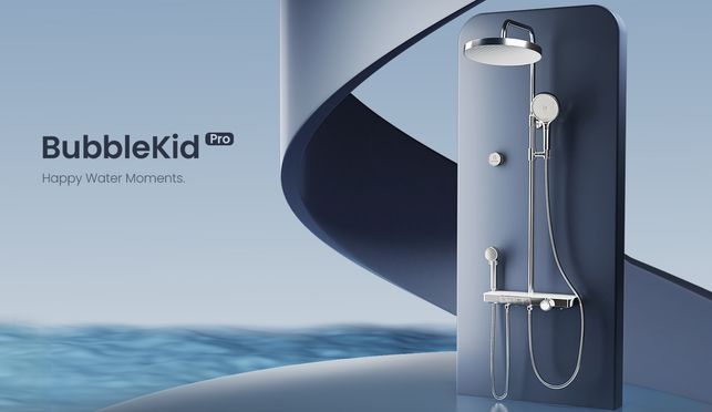 EMKE Duschsystem mit mit Thermostat Bubble Kid Serie