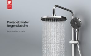 Wie ein Regenguss die Regendusche