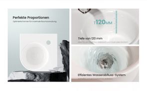 Perfekte Proportionen und effizientes Wasserabfluss System