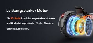 Leistungsstarker Motor und Akku