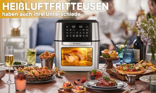 Heißluftfritteusen haben auch ihre Unterschiede.