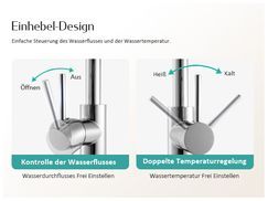 Präzise Kontrolle mit Einhebel Design