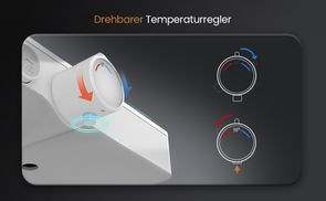 Drehbarer Temperaturregler