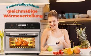 Vollmetallgehäuse für gleichmäßige Erwärmung