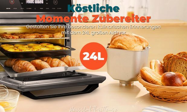 Kombination aus Backofen und Luftfritteuse