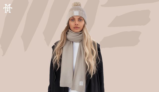 2 in 1 Fine Knit Winter Set: das perfekte Geschenk für Herren & Damen