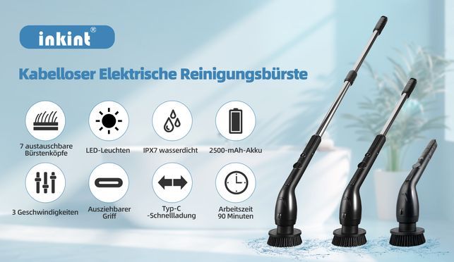 Elektrische Reinigungsbürste 450RPM