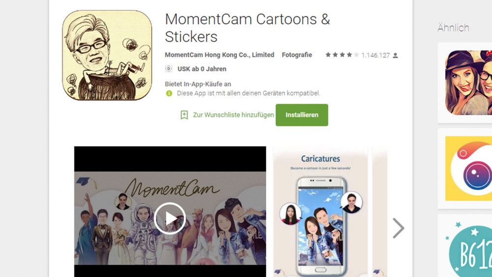 momentcam premium android app