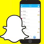 Logo und Screenshot Snapchat