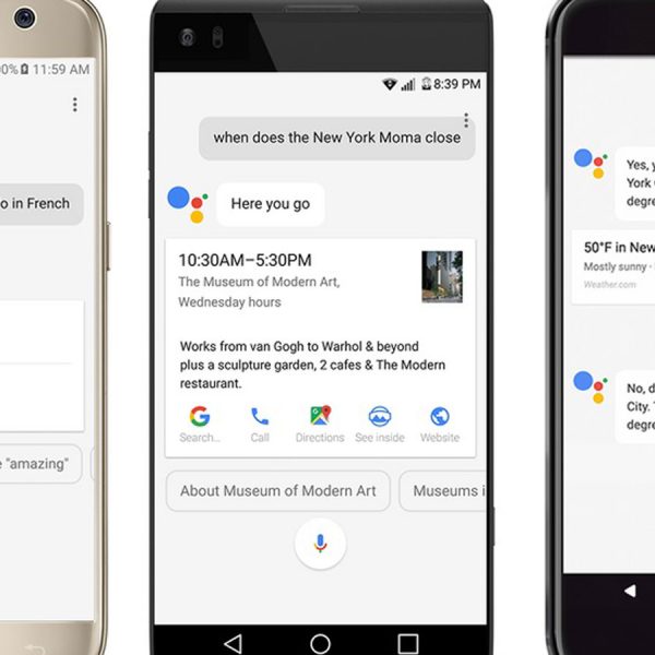 Google Assistant auf Samsung Galaxy S7, LG V20 und HTC 10