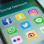 Social Media Apps auf einem Smartphone