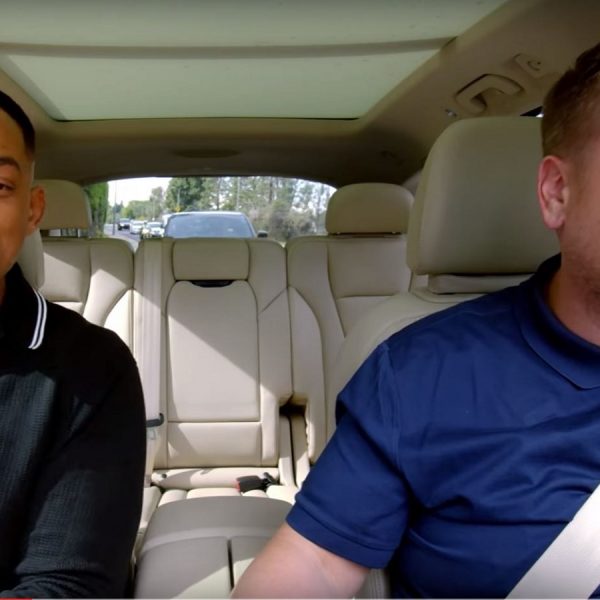 Will Smith und James Corden bei Carpool Karaoke