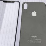 Angebliche Bauteile vorne und hinten des iPhone 8