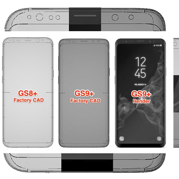 Galaxy S9 CAD-Zeichnungen